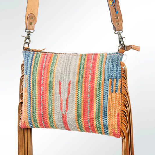 American Darling Crossbody Saddle Blanket Genuine Western Leather Women Bag