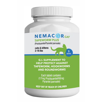 Nemacor Cat Tapeworm Plus 5 CT