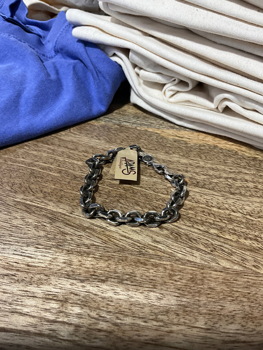 Sterling Linked Away Chain Bracelet