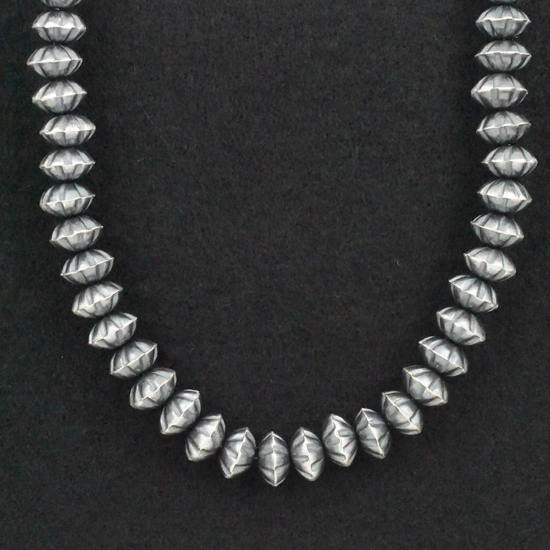 Austin Haley Sterling Silver Navajo Pearl Necklace 18"
