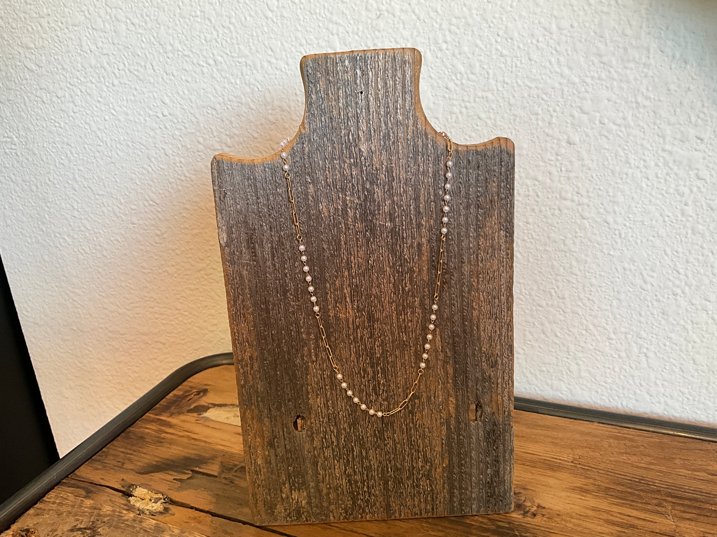 Gold & Pearl Necklace