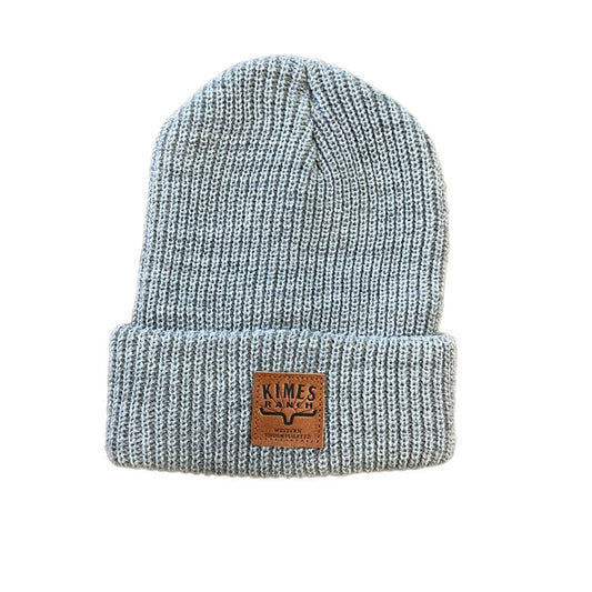 KIMES PREMIUM BRANDED BEANIE - GREY