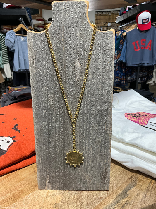 Eme Gold Horse Necklace