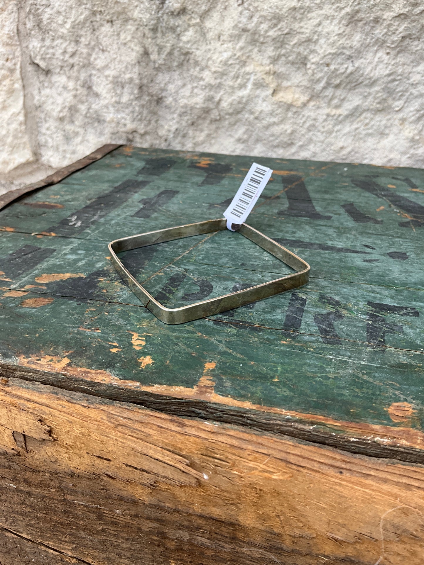 Sterling Square Bangle