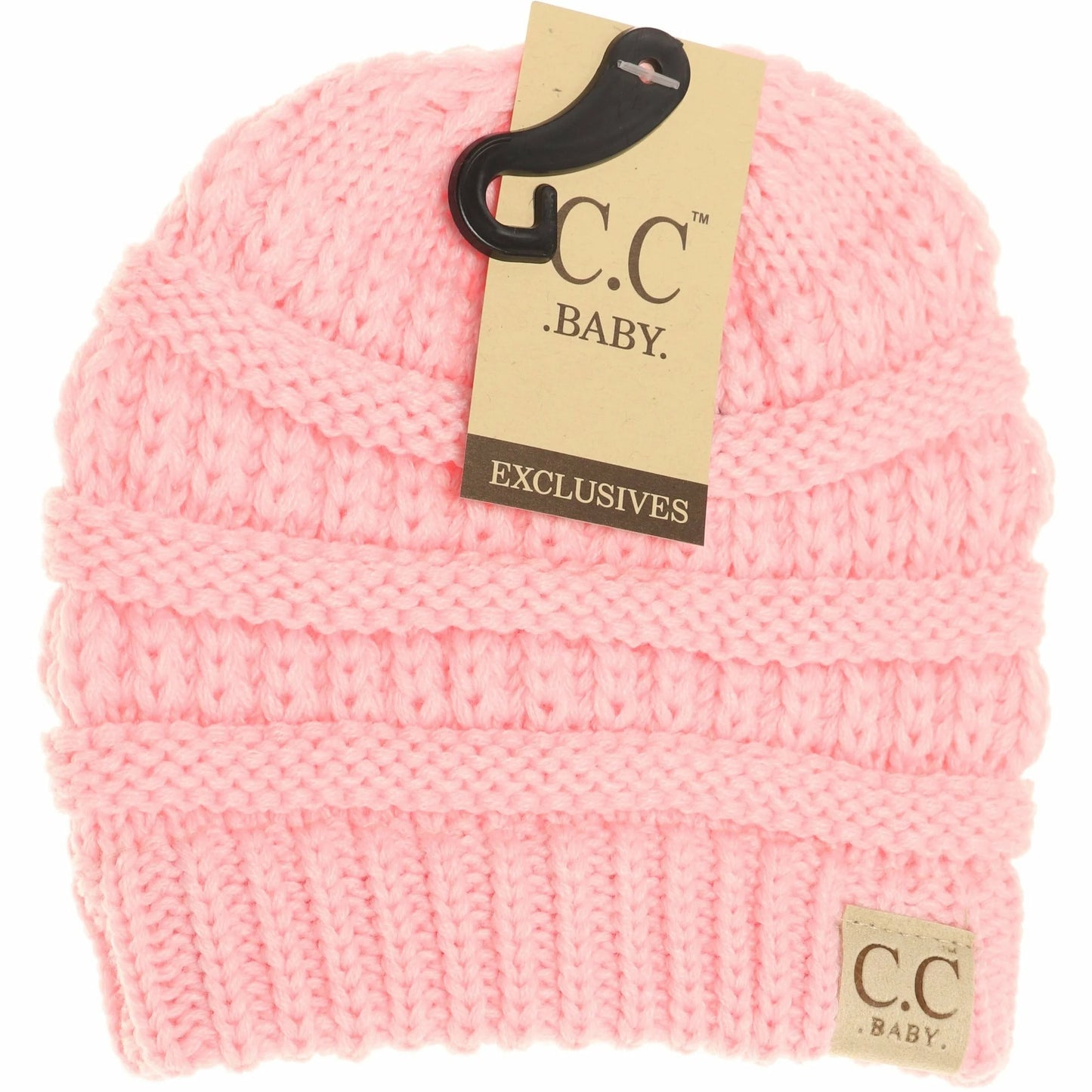 SOLID BABY BEANIE PINK