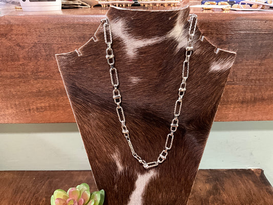 Medium Silver Link Necklace