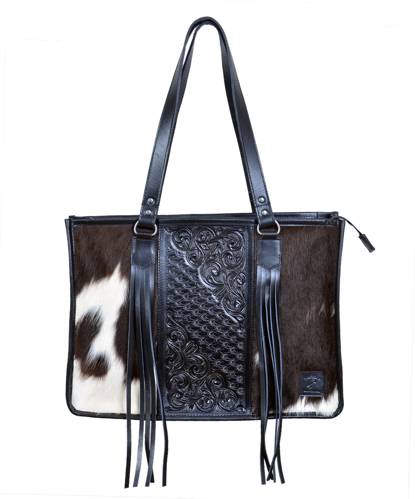 BLACK TOOLED BRIEFCASE