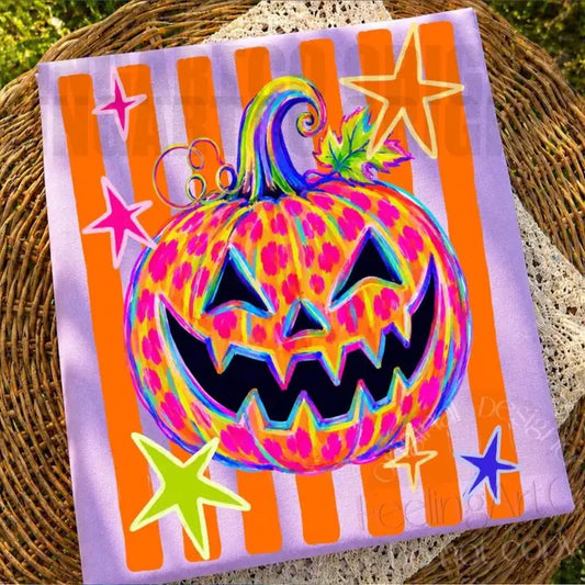 Bright Pumpkin Leopard
