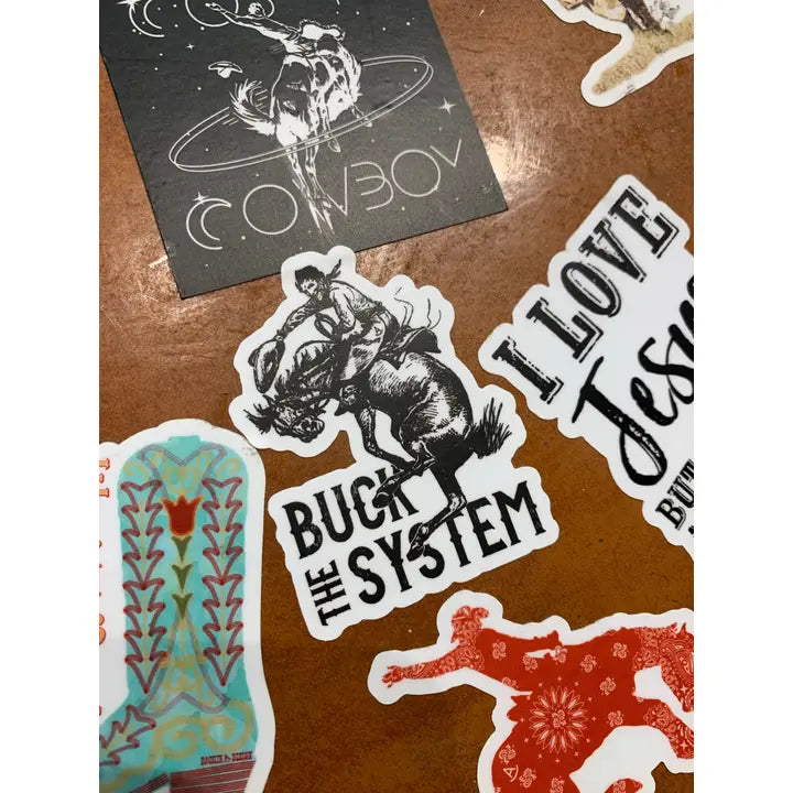 Rockin A Vinyl Stickers