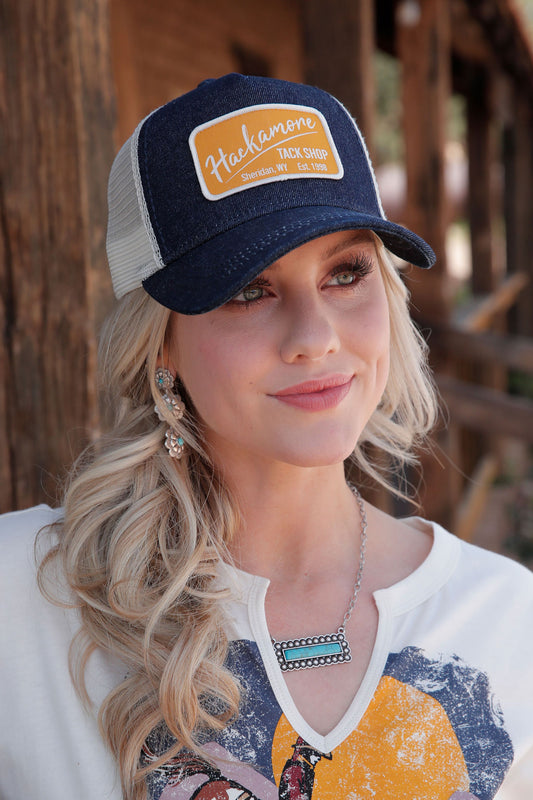 Womens Cinch Trucker Cap Denim