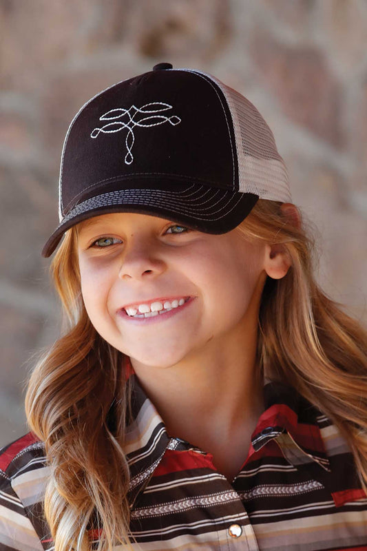 Cinch Girls Trucker Cap Brown