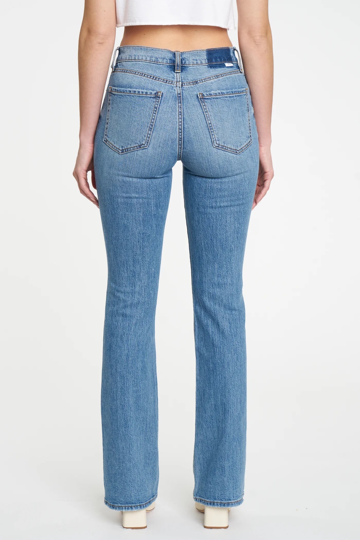 DAZE JEANS COVER GIRL MID RISE BOOT IN DARLING