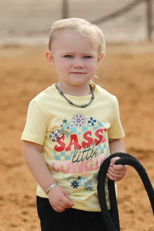 Girls Toddler Tee Yellow