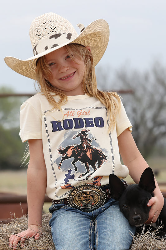 Girls "All Girl Rodeo" Tee