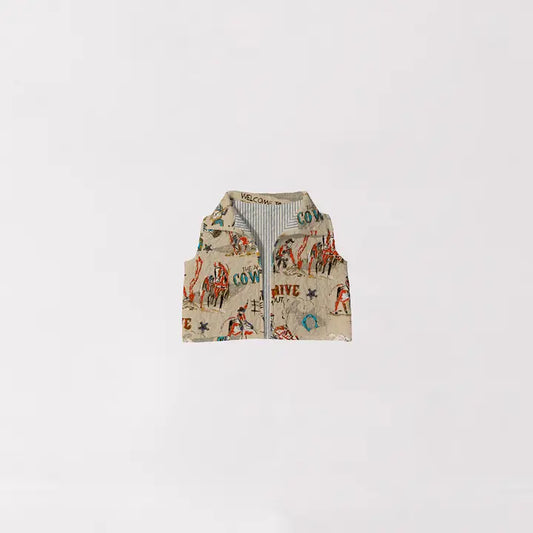 Cattle Drive Linen Cate Vest