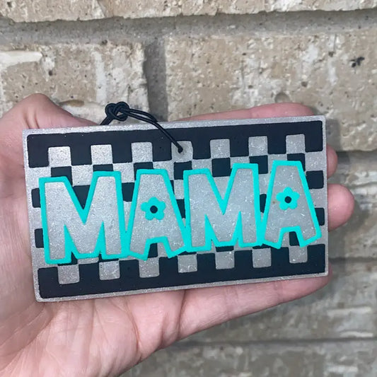 Checkered Mama Freshie