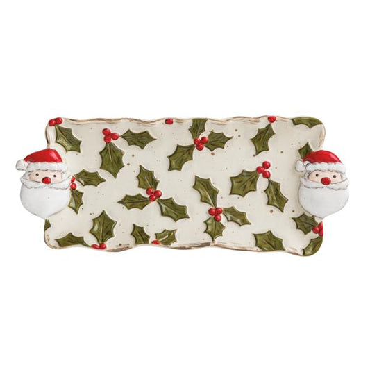 Christmas Holly Everything Dish