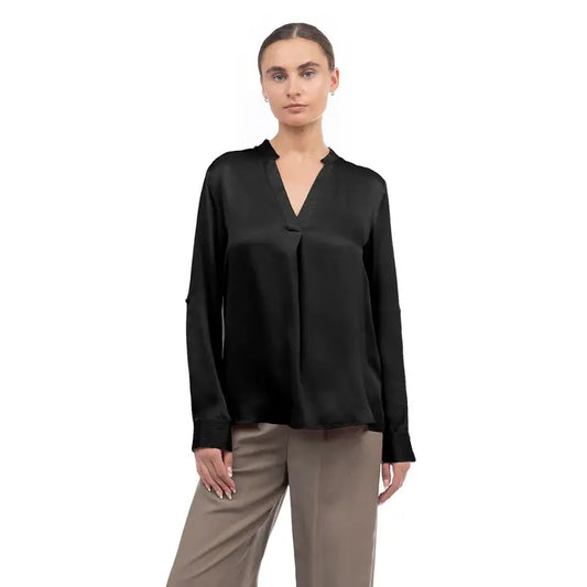 Collar Band Viscose Blouse