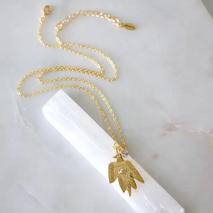 Cz Thunderbird Necklace