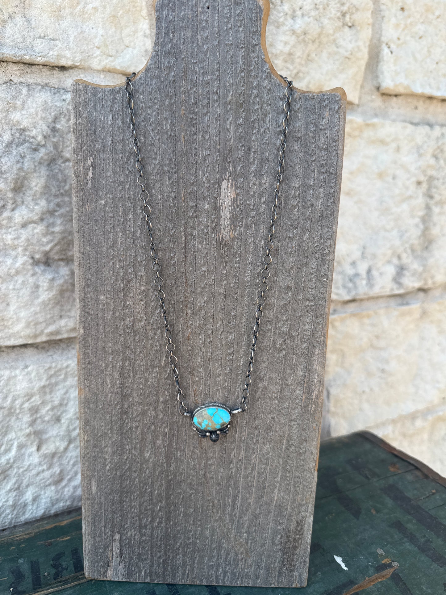 Kathleen Livingston Turquoise & Sterling Silver Necklace