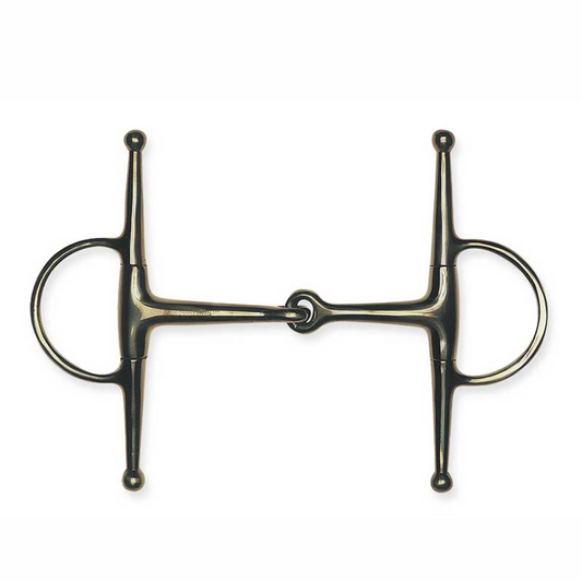 FULL CHEEK SMOOTH SNAFFLE PONY BIT