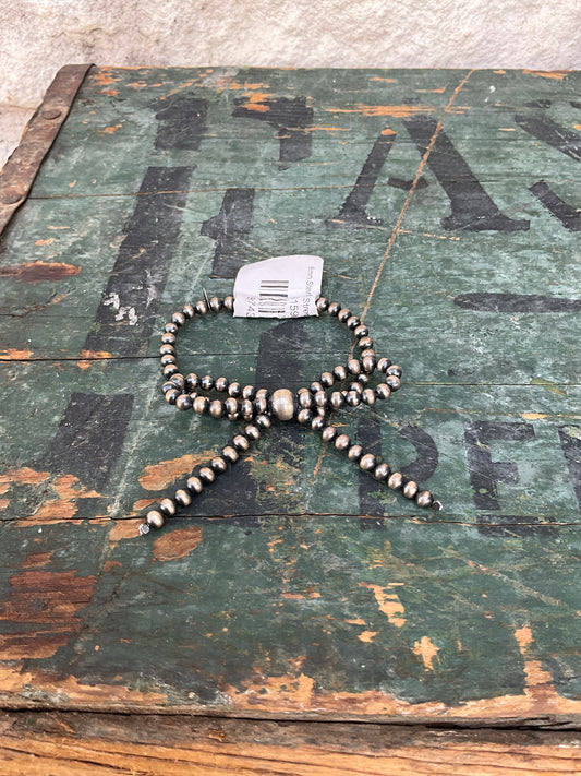 8mm Sterling Stretch Bow Bracelet
