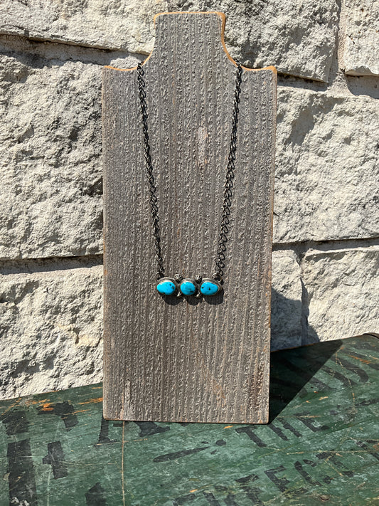 Bob Becenti Turquoise & Sterling Silver Necklace