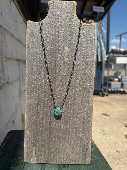 Randy Boyd Turquoise & Sterling Silver Necklace