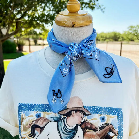 Embroidered Big Bend Bandana