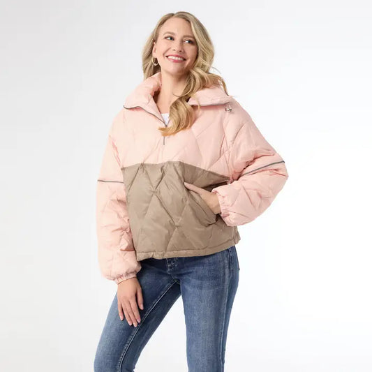 Emma Pullover Down Jacket with Removeable Sleeve - Fall