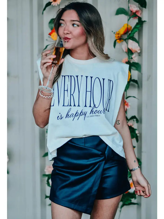Every Hour Is Happy Hour Muscle Tee