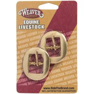 3/4” Solid Brass Cart Buckle