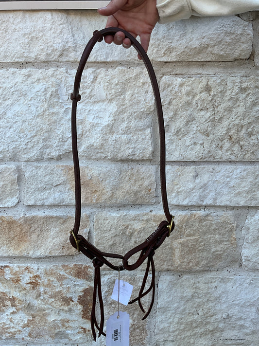 5/8" DOUBLED AND STITCHED SLIP EAR HEADSTALL (PINEAPPLE KNOT)