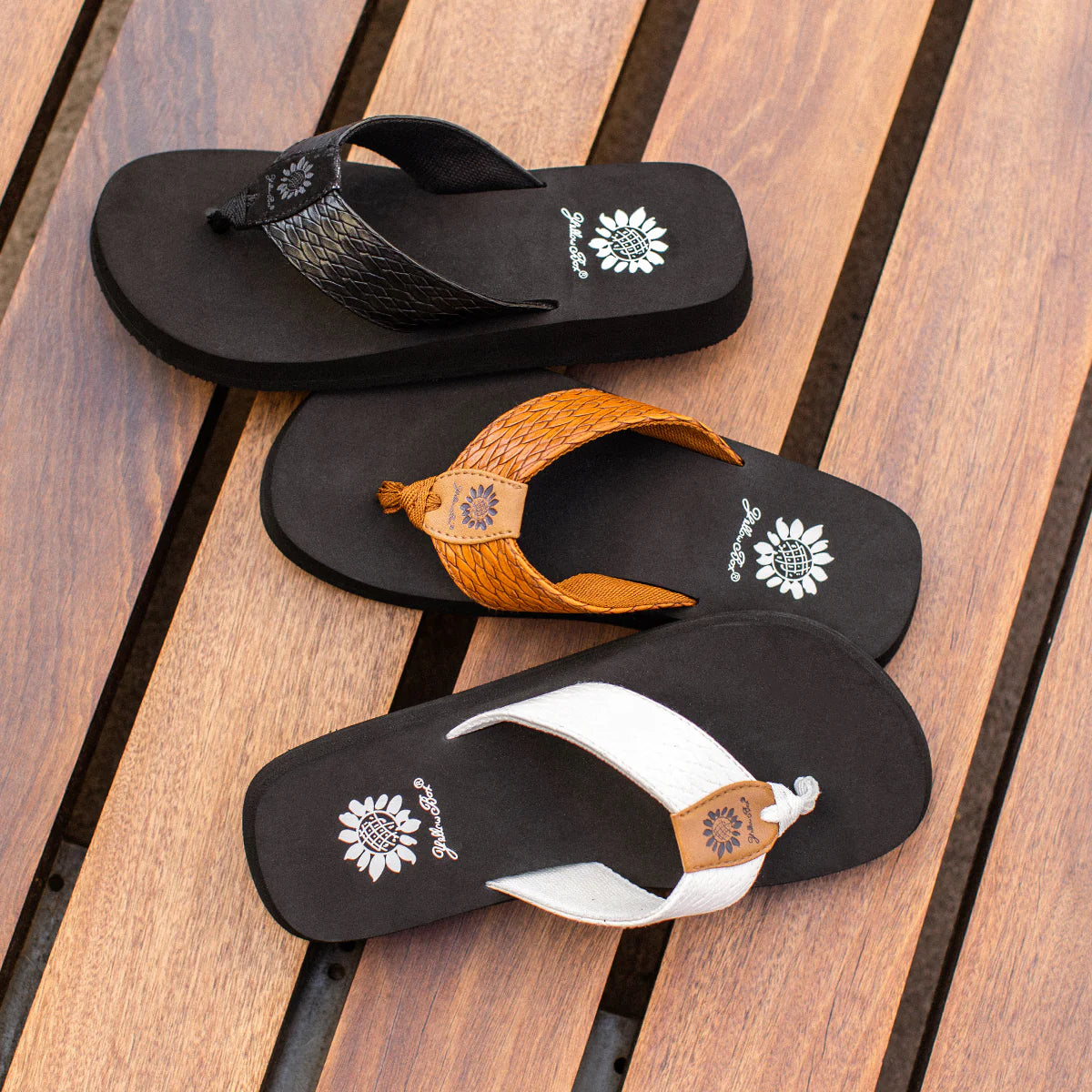 Yellowbox Flax Flip Flop