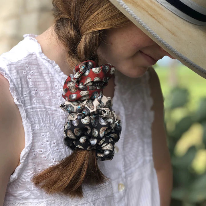 Fringe Scrunchies - Pack of 3