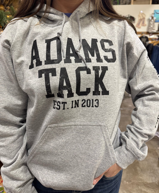 Adams Tack Grey Hoodie est.2013