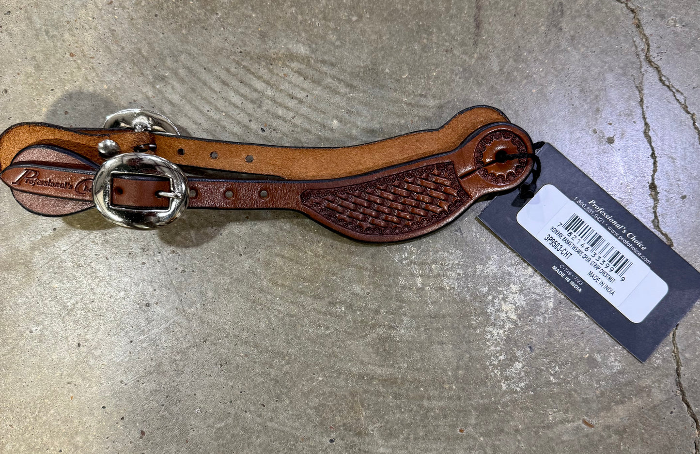 PC Hombre Basketweave Spur Strap