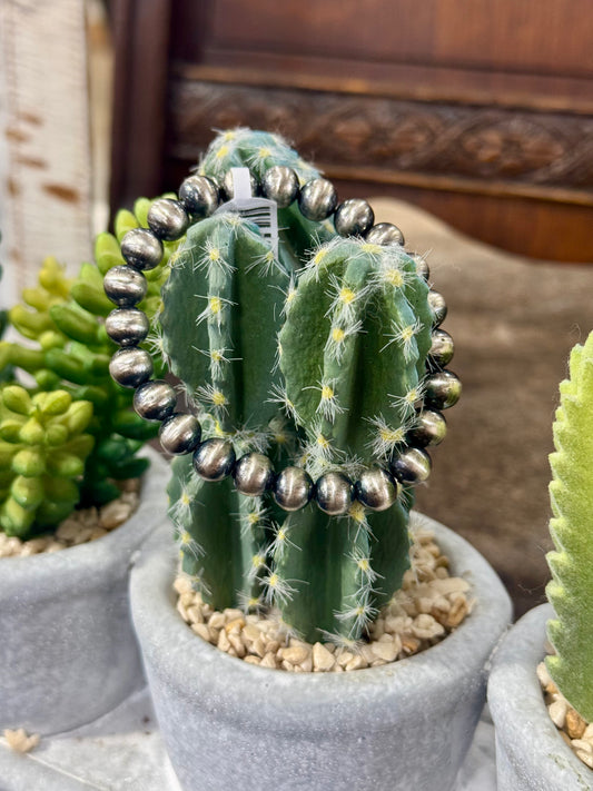 KT 8MM Stretch Pearl Bracelet