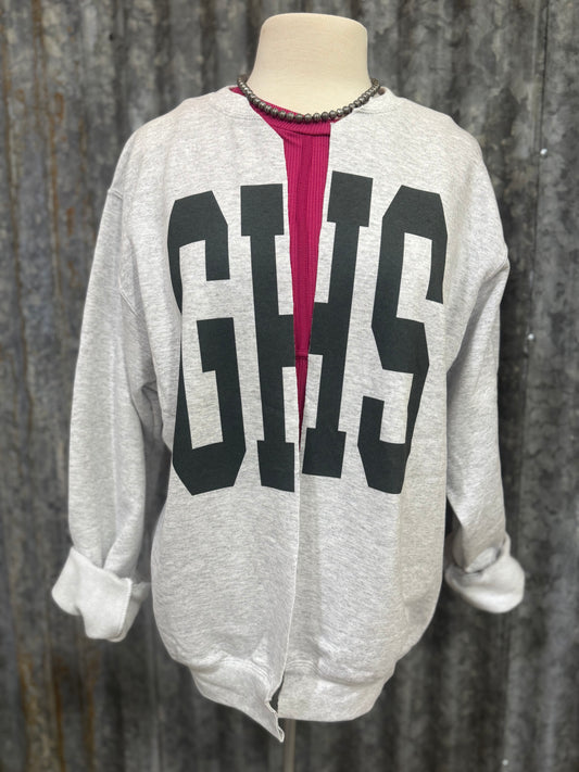 GHS Split Gray Sweatshirt