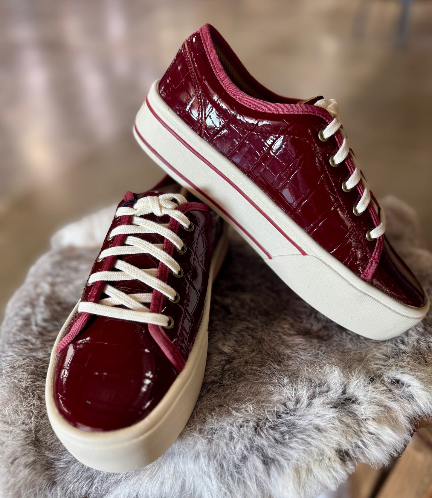 Ariat Skylar Luxe Dubonnet Croc