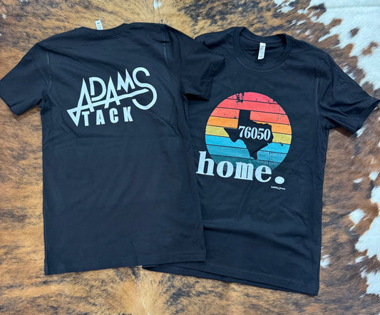 Texas Home Sunset Graphic T-Shirt