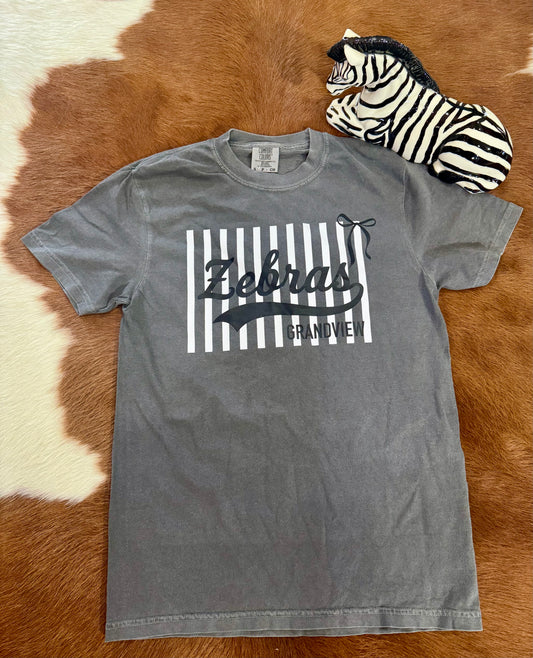 Zebra Striped Game Day Tee