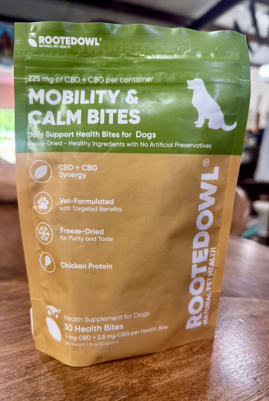 Rooted Owl Mobility & Calm Treats Chicken 30ct