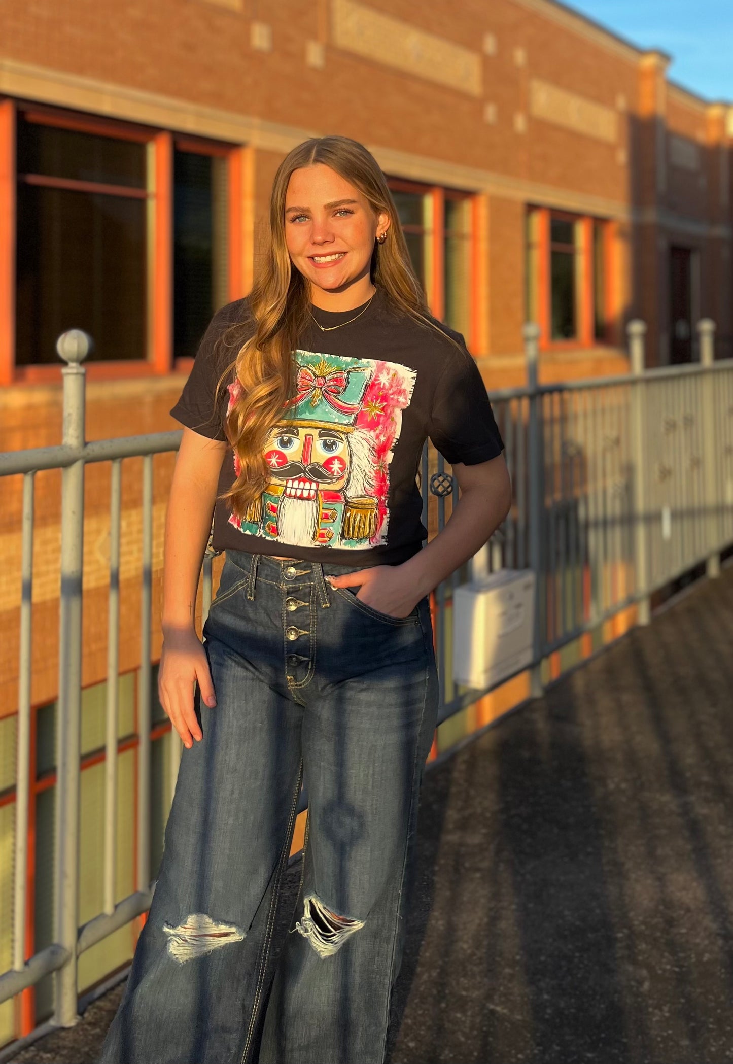 Preppy Brushstroke Nutcracker Shirt