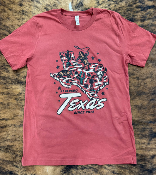 State 3D Map Graphic T-Shirt