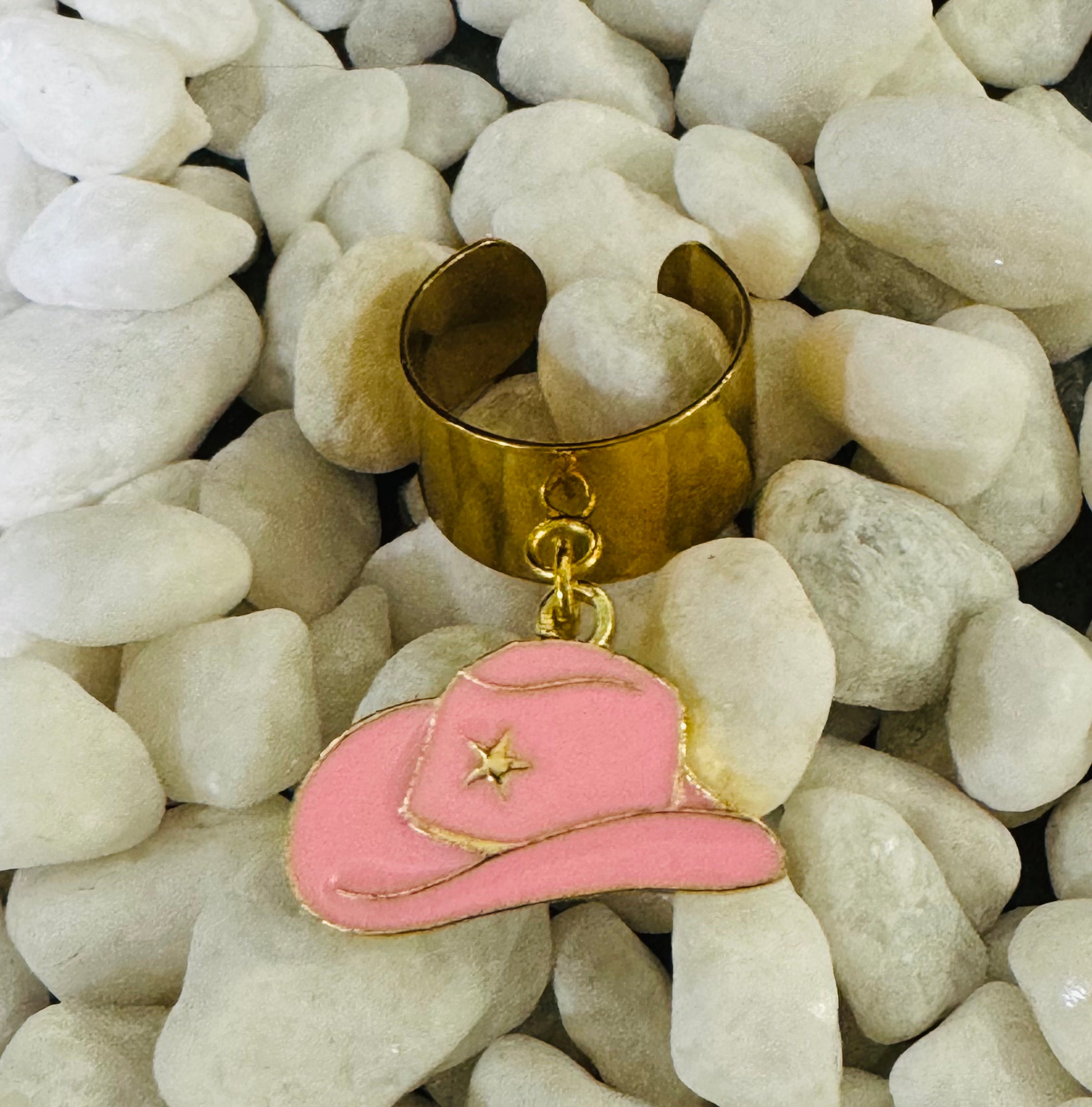 Pink Cowboy Hat Ring – Adams Tack