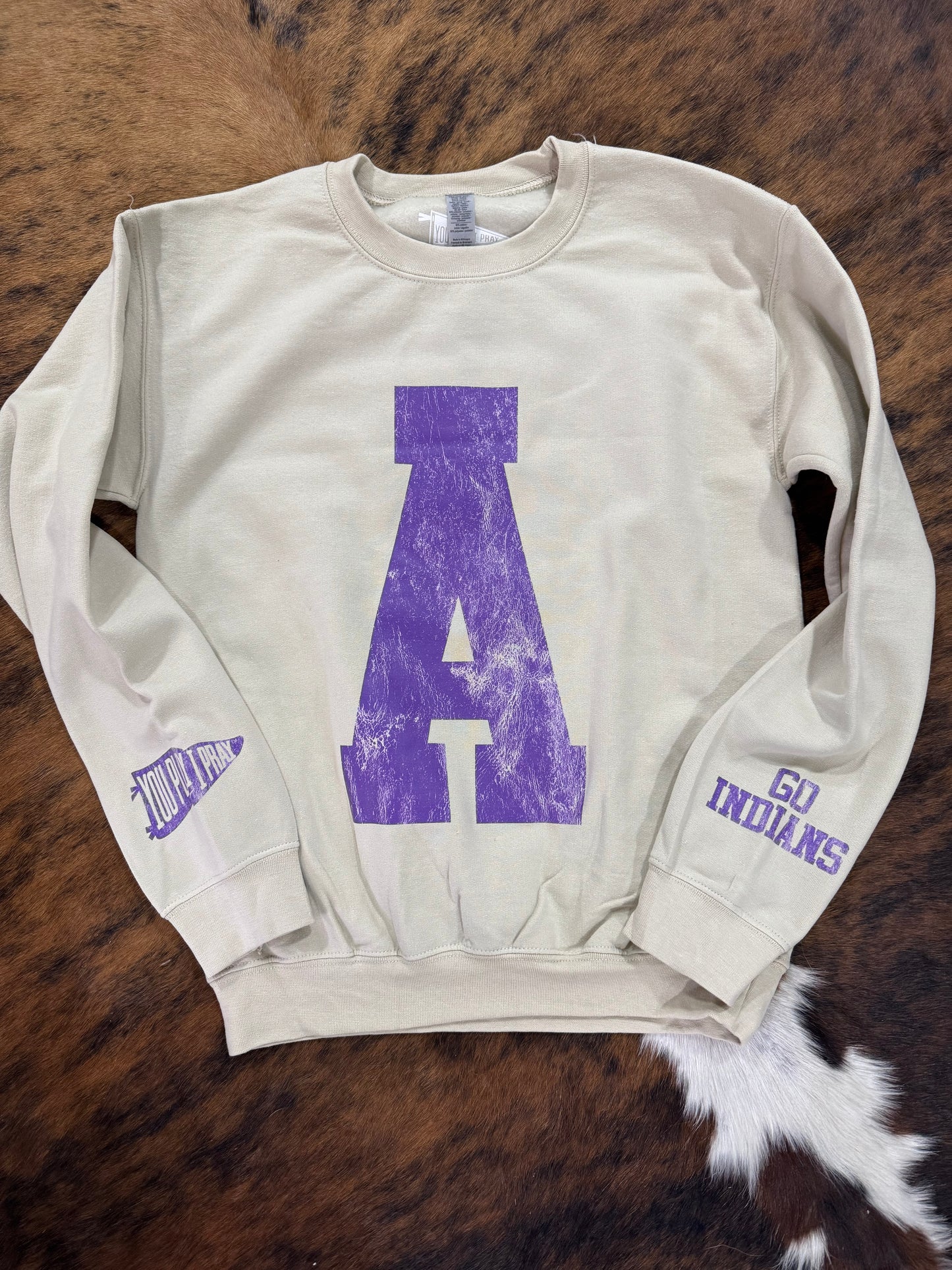 "A" Game Day Sweatshirt
