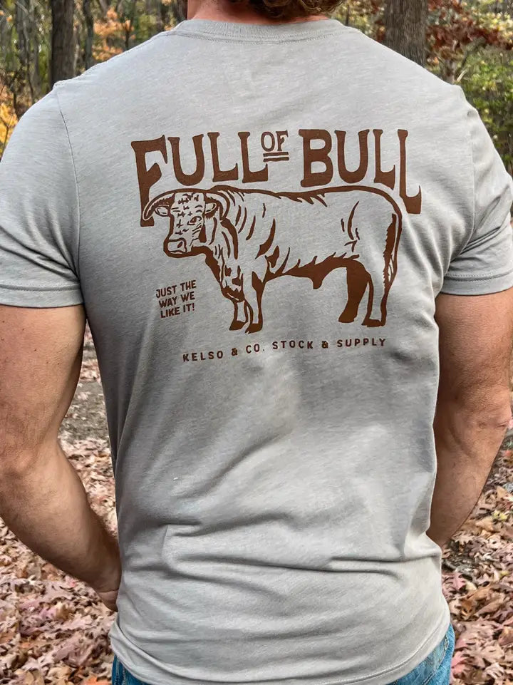 Full of Bull in Stone Gray