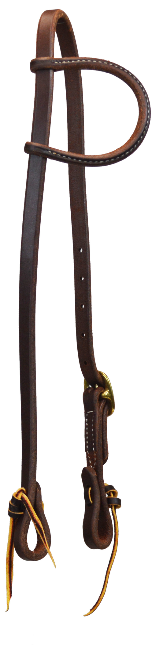 5/8" SINGLE BUCKLE SLIP EAR HEADSTALL (DARK OIL)