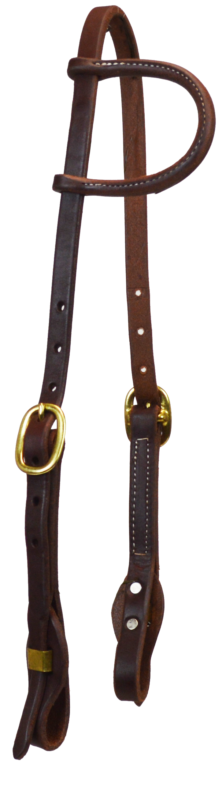 5/8" QUICK CHANGE SLIP EAR HEADSTALL (DARK OIL)